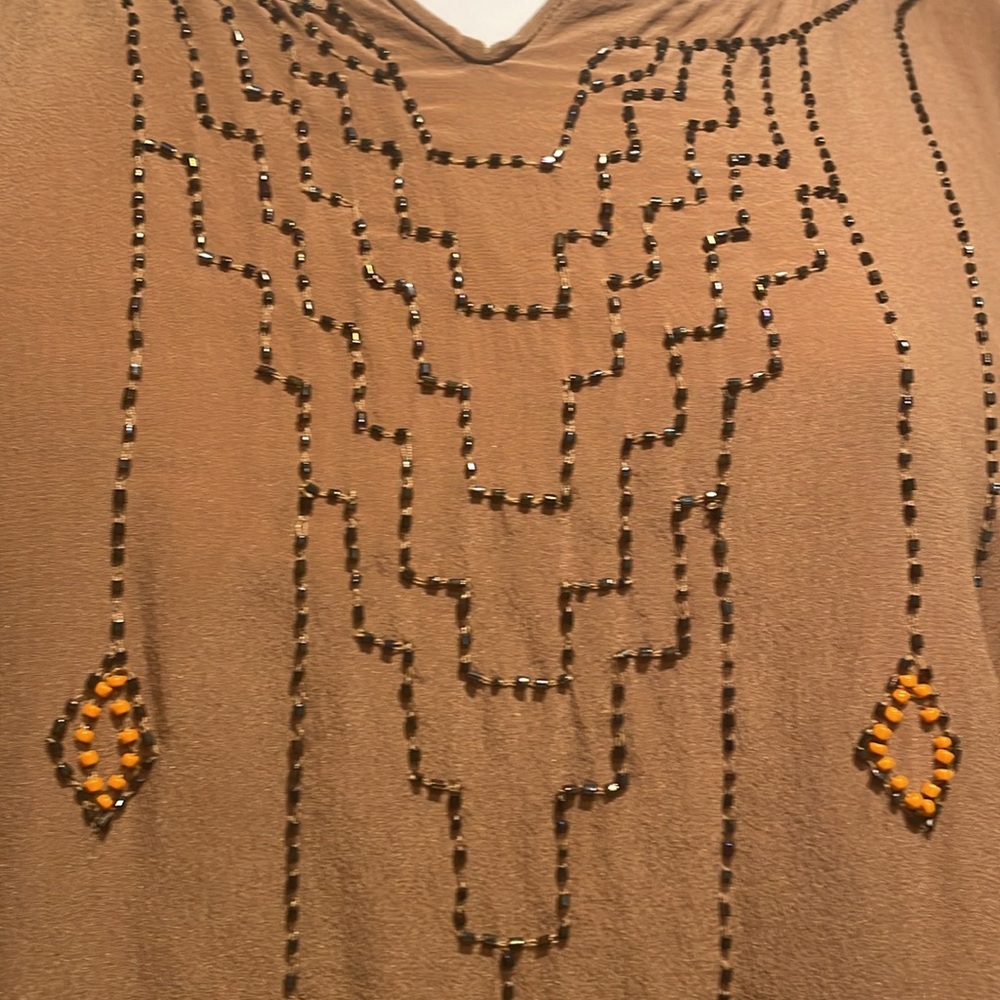 What Goes Around Cones Around Silk Blouse - Picture 2 of 6